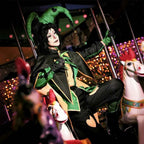 ‌Anime The Freak Circus Harlequin Cosplay Costume Adult Clown Top Pants Full Set Joker Uniform Halloween Carnival Clothes
