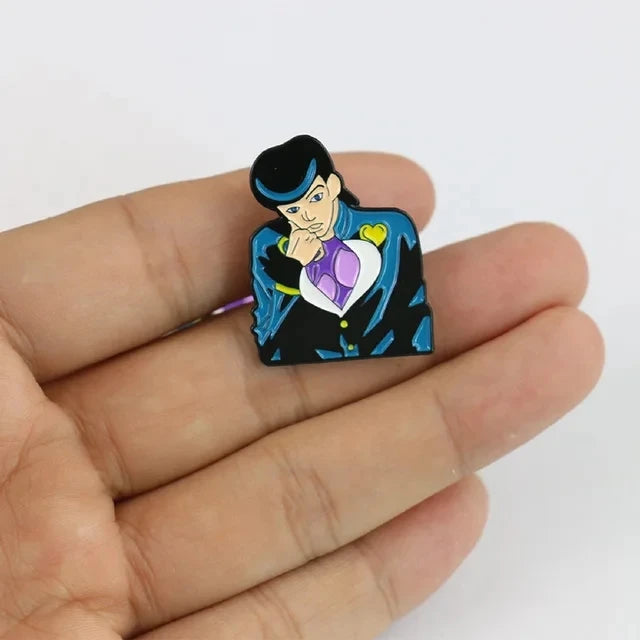 JoJo's Bizarre Adventure Enamel Lapel Pin Collect Badge Cute Children Gift Jewelry Adorn Backpack Hat Collar Brooches