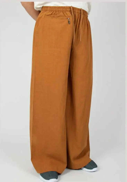 2023 Summer Cotton Cambric Monk Pants Buddhist Zen Lay Trousers Traditional Chinese Bottoms Buddha Shaolin Monk Kung Fu Pants