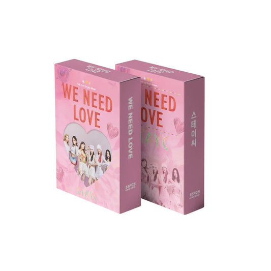 50 Cards / Set Stayc New Album Laser Card Lomo Card Girl Group Print Photo Card Beautiful Photo Fan Girl Gift Small Card Kpop SS69