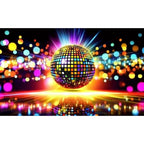 Back To 80'S Backdrop Graffiti Hip Pop Party Disco Music Photo Background Banner Graffiti Back To The 80’S Party Decorations SS69 11.69 B9Y9N1A