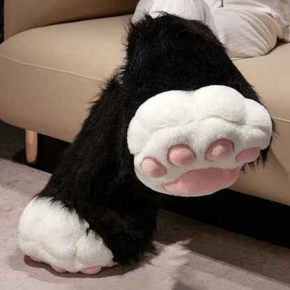 Fursuit Paw Gloves Boots Giant Wearable Wing Accessories Plush Toys Furry Cosplay Cat Bear Shoes Cute Fluffy Animal Manga Party SS69