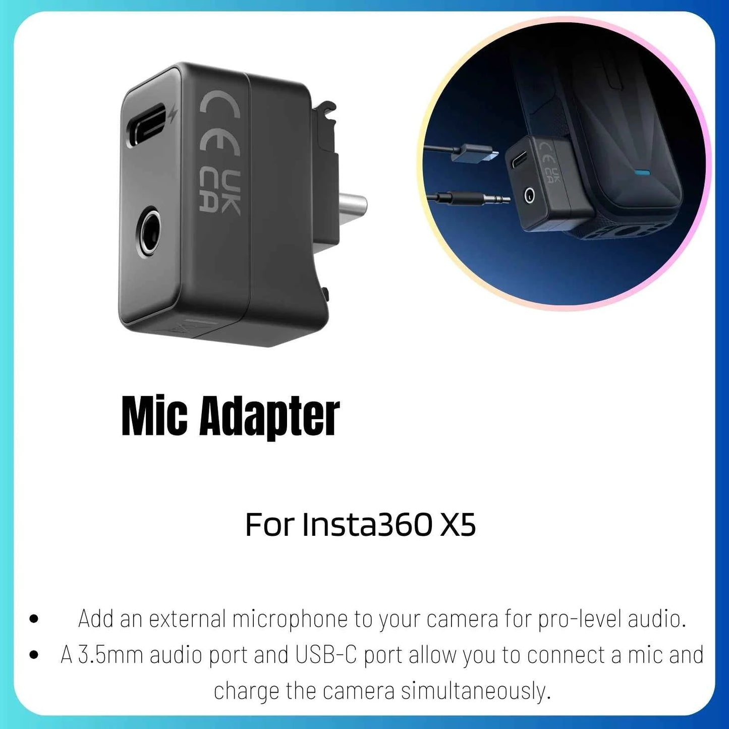Insta360 X5 Original Accessories Collection Lens Cap Premium Guards Screen Protector Metal Frame Charging Case Battery Pack