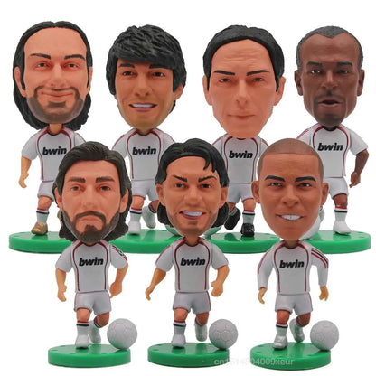 6.5cm HAALAND MODRIC RONALDO YAMAL 2.5in Team Activity Doll Toy Figurine