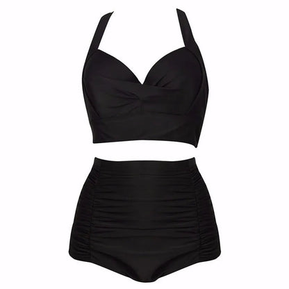 New Sexy Plus Size Swimwear Push Up Bikini High Waist Swimsuit Women Female Oversize Beach Wear Bathing Suit 2024  Mujer 5XL SS69
