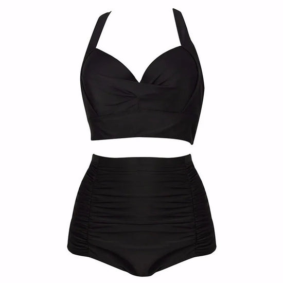 New Sexy Plus Size Swimwear Push Up Bikini High Waist Swimsuit Women Female Oversize Beach Wear Bathing Suit 2024  Mujer 5XL SS69