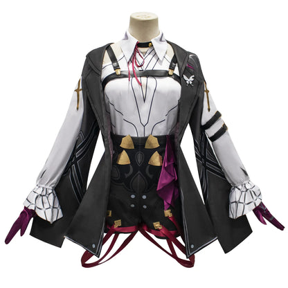 Honkai Star Rail Kafka Cosplay Costume Set with Wig - Women's Trench Uniform