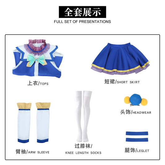 Anime KonoSuba God's Blessing on This Wonderful World  Aqua Megumin Satou Kazuma Cosplay Costumes Men Women Comic Con Outfit