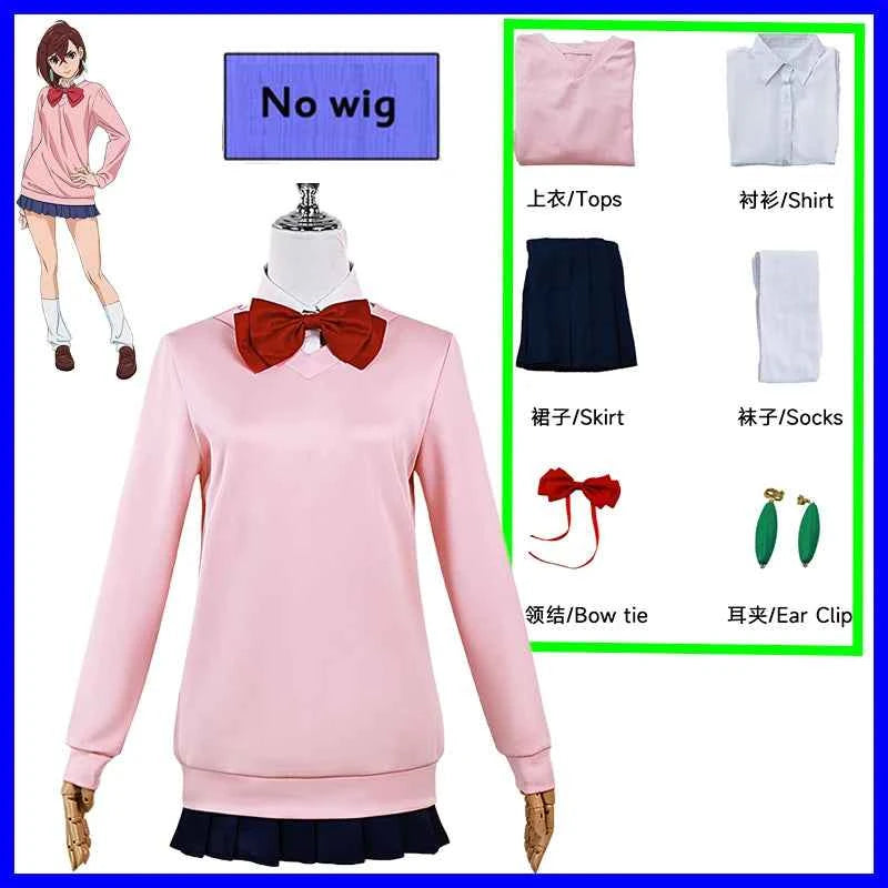 Anime Dandadan Cosplay Costume Aira Shiratori JK Sailor Skirts Outfit Suit Momo Ayase Ken Takakura Jackets Pants Wig School Sets