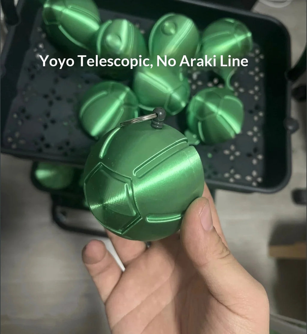 New Jojo Bizarre Adventure Steel Ball Run Gyro Zeppeli Golden Spin 3d Printed Fingertip Ball Stress Relief Toy Anime Manga Fans