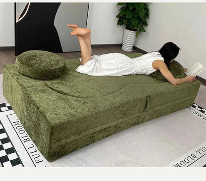 Living Room Sofas Vacuum Compression Sofa Pure Sponge Single Multifunctional Foldable Special Shaped Sofa Bed Furniture