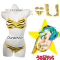 Urusei Yatsura Lum Anime Cosplay Bikini Set - Polyester Swimwear