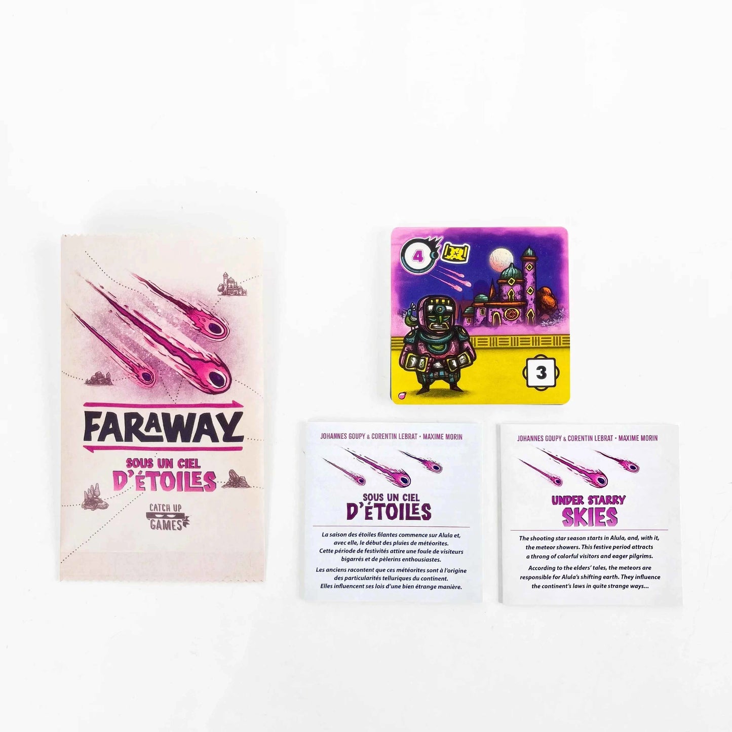 Faraway Board Game 2-6 Players Party Funny Table Game  Friends Entertainment Strategy Cards Game - PEOPLE FROM BELOM Expansion