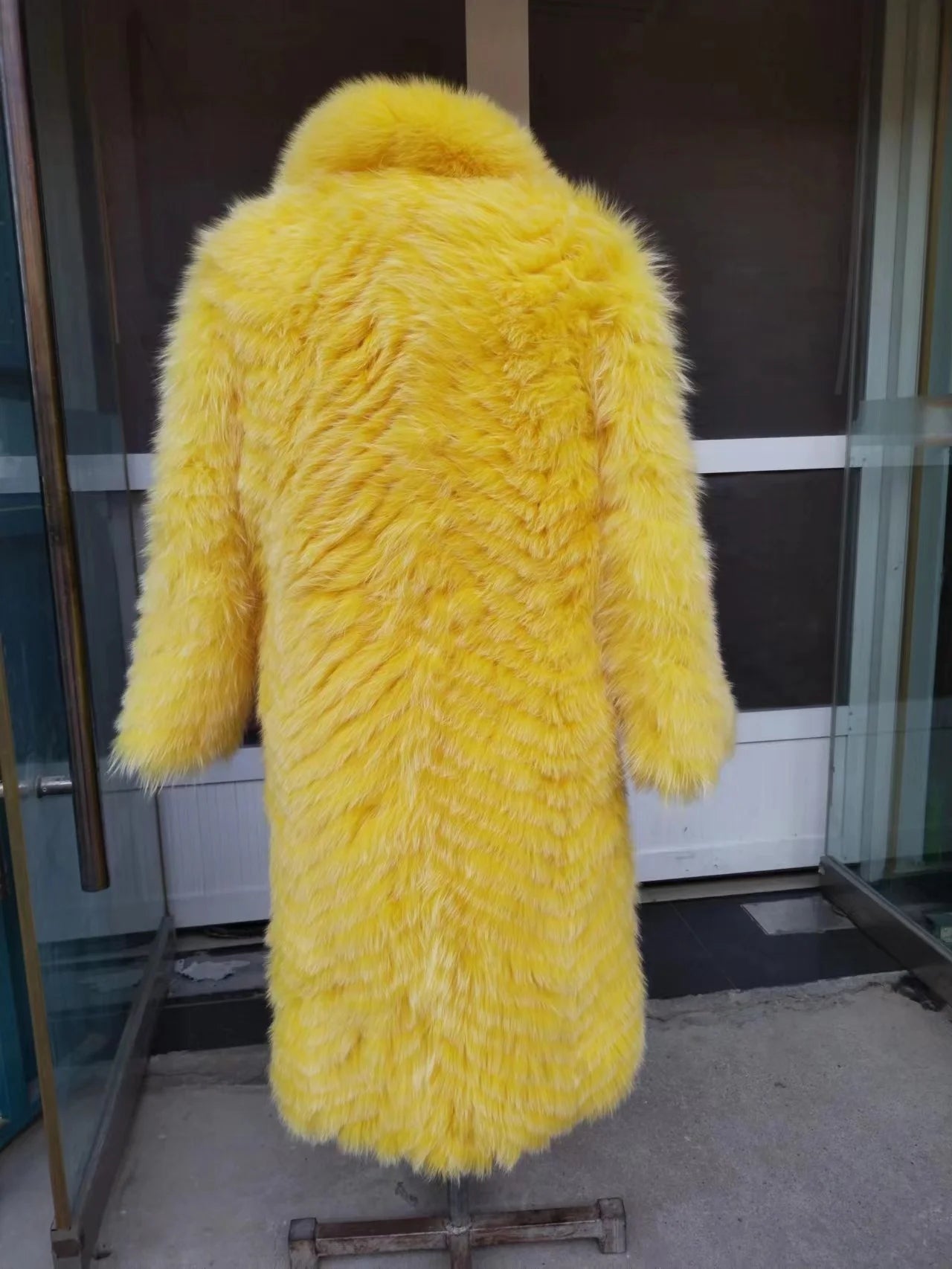 Furyoume Hot 2024 Women Winter Coat Real Fox Fur Coat X-long Luxury Clothes Natural Fluffy Fur Jacket Ladies Fashion Streetwear SS69