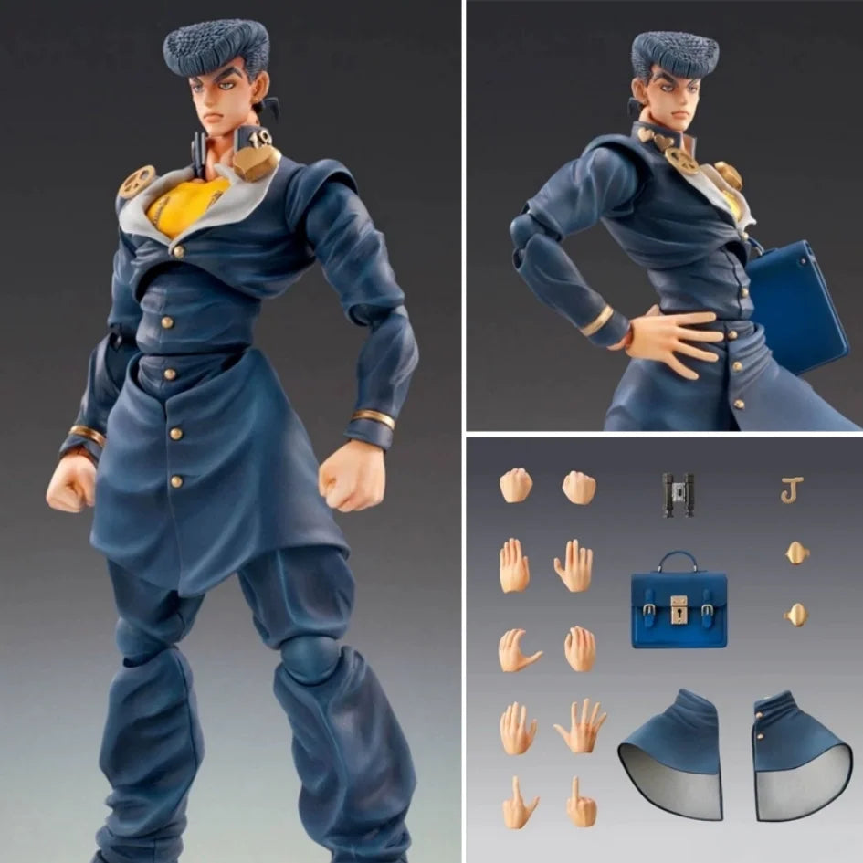 25cm JOJO'S Bizarre Adventure Josuke Higashikata Crazy Diamond Big Super Action Figure Anime Model Toy Desktop Ornament Boy Gift