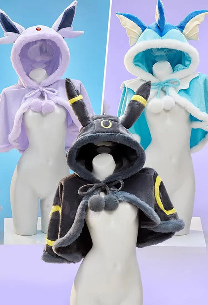 Vaporeon Umbreon Sylveon Anime Cosplay Costume Set for Women Polyester