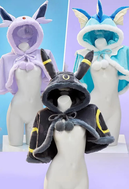 Vaporeon Umbreon Sylveon Anime Cosplay Costume Set for Women Polyester