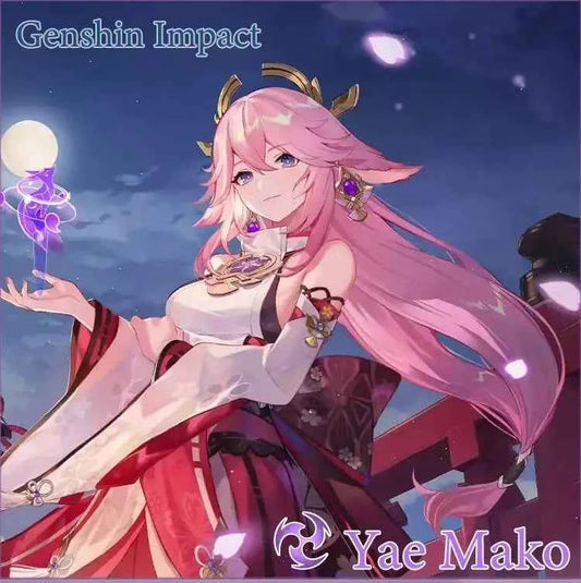 2025 Yae Miko Costume Impact Uniform Wig Cosplay Anime Chinese Style Halloween Costumes For Women Game