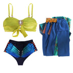 Britney Slave Costume Blue Stage Performance Dress Dance With Snake Bra Shorts Skirts Suit Women Halloween Carnival Party Suit