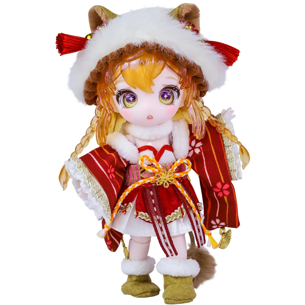 ICY DBS Dream Fairy Maytree OB11 doll 13 ball joint body constellation series Collectible Cute Animal 13cm SD gift BJD SS69 27.69 Leo