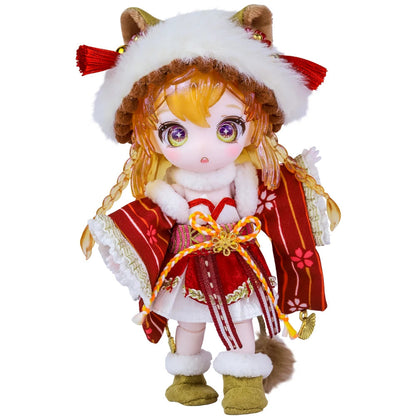 ICY DBS Dream Fairy Maytree OB11 doll 13 ball joint body constellation series Collectible Cute Animal 13cm SD gift BJD SS69 27.69 Leo