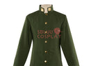 SBluuCosplay Anime Noriaki Kakyoin Cosplay Costume Dark Green Uniform Outfit Halloween Party Costume Upgrade Version