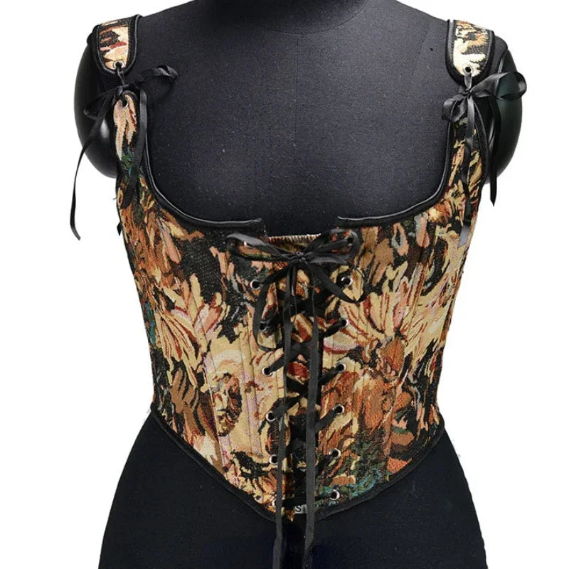 VISIVANEC Lolita Corset Tank Top Women's Slimming Bustier