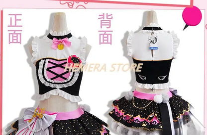 In Stock Anime LoveLive Cat Twin Tail Arcade Game 9 Characters Cosplay Costume Tojo Nozomi Nico Honoka Umi Rin Maki Eli Full Set - SS69