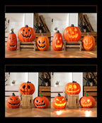 Pumpkins Lamp Halloween Decoration For Home Yard Garden Outdoor Decor Hallowen Horror House Skull Party Props Glow in The Dark