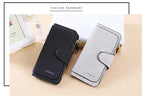ZeAiLi Long PU Leather Clutch Wallet with Animal Paw & Butterfly Print