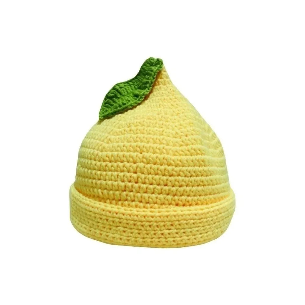 Crochet Strawberry Knit Hat - Warm Winter Beanie for Adults