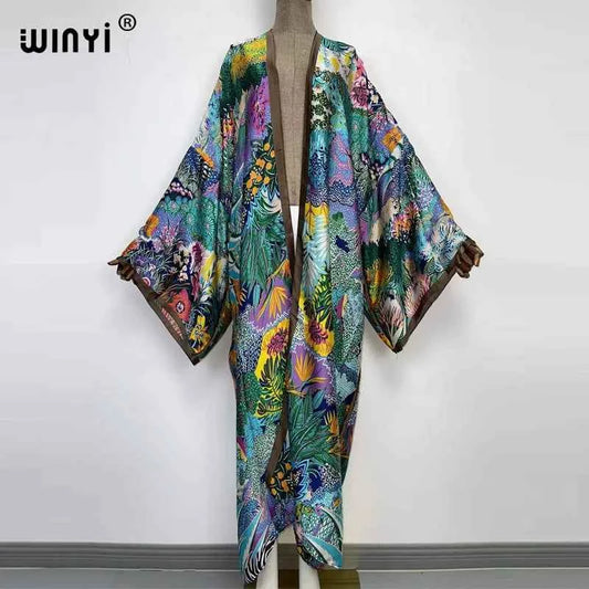 urope phocho  Africa tunic bikini sweet lady  boho Cardigan stitch Cocktail sexcy Boho Maxi Holiday Batwing Sleeve KIMONO mujer