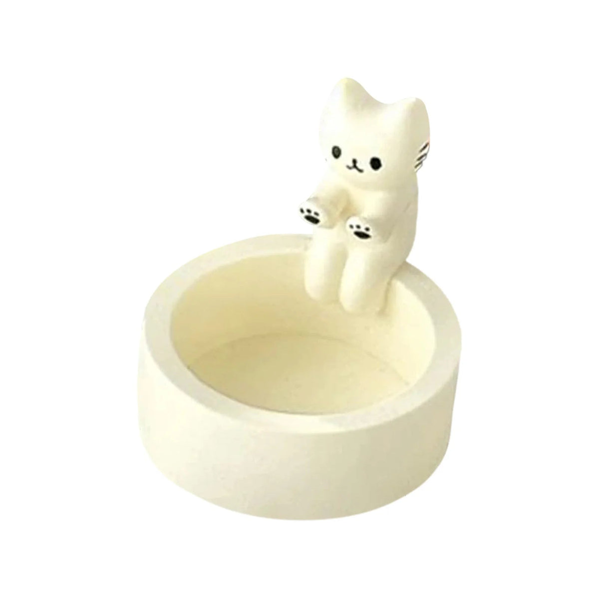Kitten Candle Holder Cute Cat Candlestick Creative Aromatherapy Candle Holder Durable High Tempe Cartoon Candlestick Decoration SS69 9.69 A
