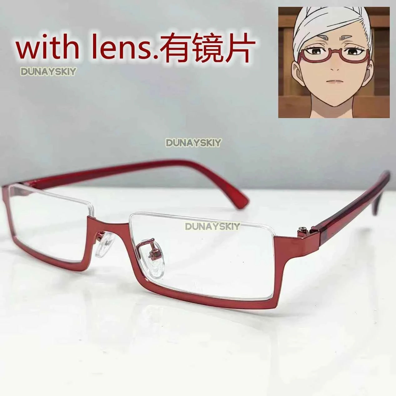 Seiko Ayase Cosplay Anime Dandadan Roleplay Cosplay glasses Halloween Party For Women Men Accessory Props