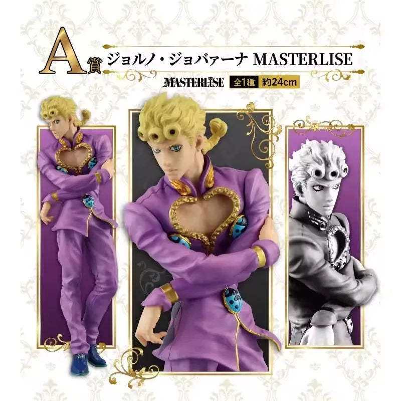 (In Stock)Origina BANDAI【Jojo Bizarre Adventure】Ichiban Kuji GOLDEN WIND Giorno Narancia Abbacchio Fugo Figure Doll Genuine