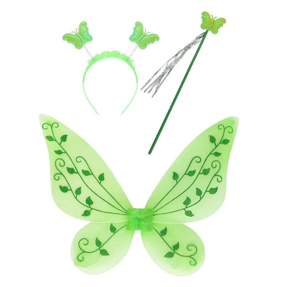 Summer Girls Tinkerbell Fairy Dresses Up for Girls Costume Kids Cosplay Flower Fairy Princess Clothes Christmas Party Outfit