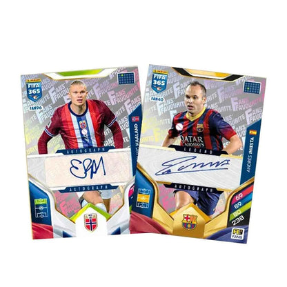 PANINI 2026 6PCS/SET 365 Soccer trading cards Messi Zinane Ronaldo Bellingham Haaland De Bruyne Autographed Collectible Card