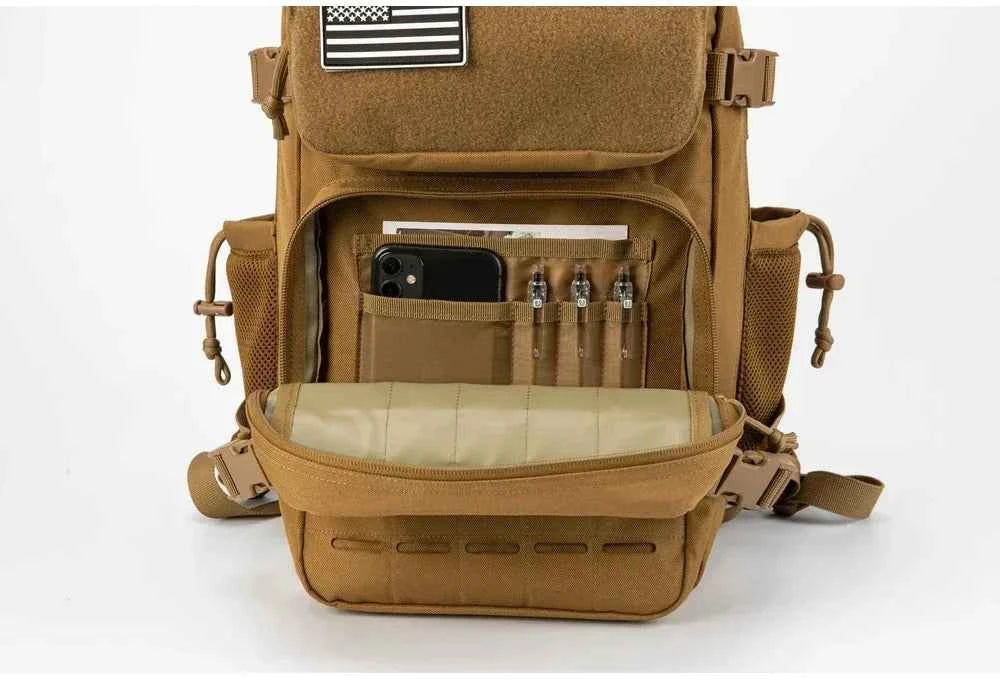 25L/45L Men's and Women's Tactical Backpacks , Outdoor Activities, Small School Backpacks with Water Bottle Holder