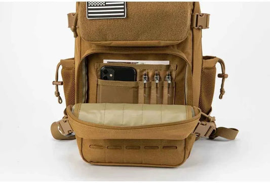 25L/45L Men's and Women's Tactical Backpacks , Outdoor Activities, Small School Backpacks with Water Bottle Holder