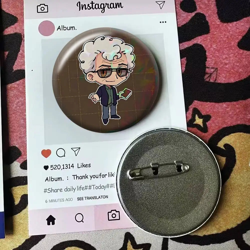 Movie Interview with the Vampire   Laser Badge Applicable For Backpack Clothes Hats Decor Creative Accessories