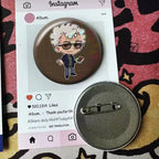 Movie Interview with the Vampire   Laser Badge Applicable For Backpack Clothes Hats Decor Creative Accessories