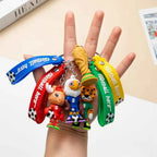 Cartoon Soccer Trophy Keychain Couple Bag Charms Bestselling Pendant Perfect Gift For Football Lovers