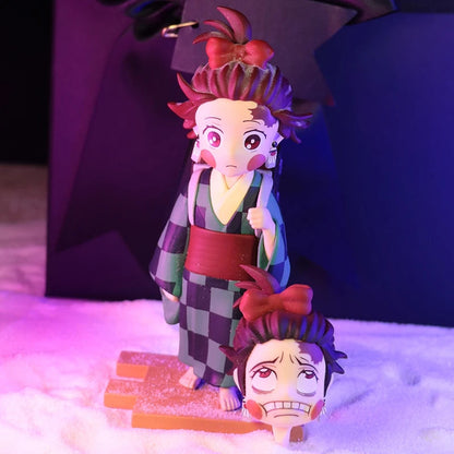 Demon Slayer Anime Figure Tanjirou Agatsuma Hashibira Inosuke Agatsuma Zenitsu Anime Model Action Figure PVC collection Toy SS69 15.69 Tanjirou 1 / Other