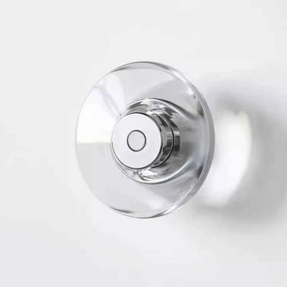 Modern Round Crystal Bedside Lamp Bedroom Living Room Italian LED Sconce Minimalist Art Circular Corridor Mirror Wall Lights