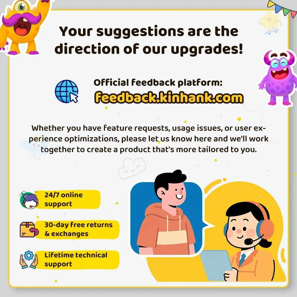 KINHANK MotionX Video Game Console for Kids & Families Ongoing Updates Kids Toy Active Play System Indoor Physical Activity
