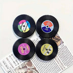 8pcs nostalgic cassette record Magnet set Decorative magnetic fridge Magnets, retro cassette record fridge magnets