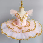 Girls Ballet Tutu Dress for Kids Princess Performance Fairy Costume