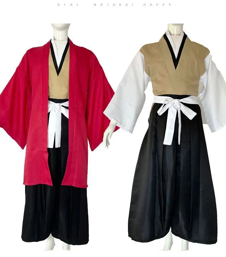Anime Tsugikuni Yoriichi Cosplay Costume Wig Halloween Party Kimono