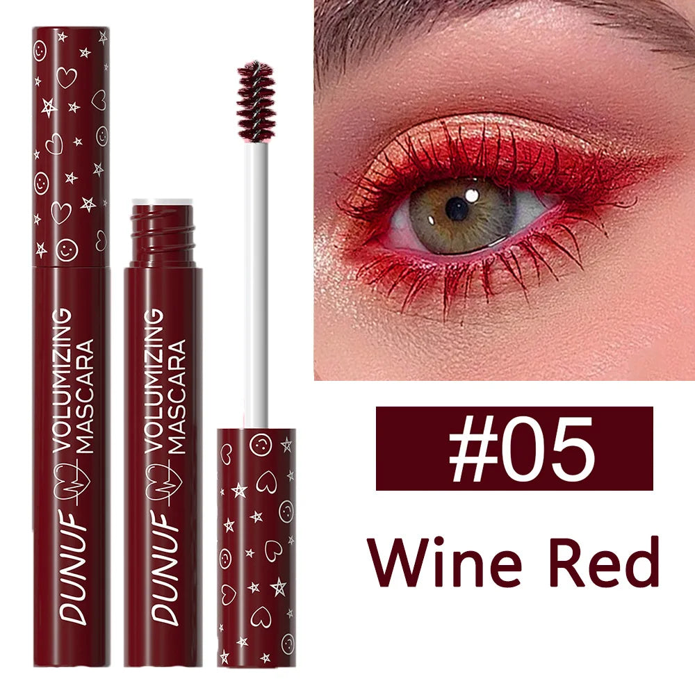 Colorful Curling Mascara Waterproof Fast Drying Eyelashes Extension Multicolor Lashes Makeup Lasting Waterproof White Mascara SS69