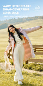 Semir Women's Long Hooded Down Jacket - 90% Duck Down
